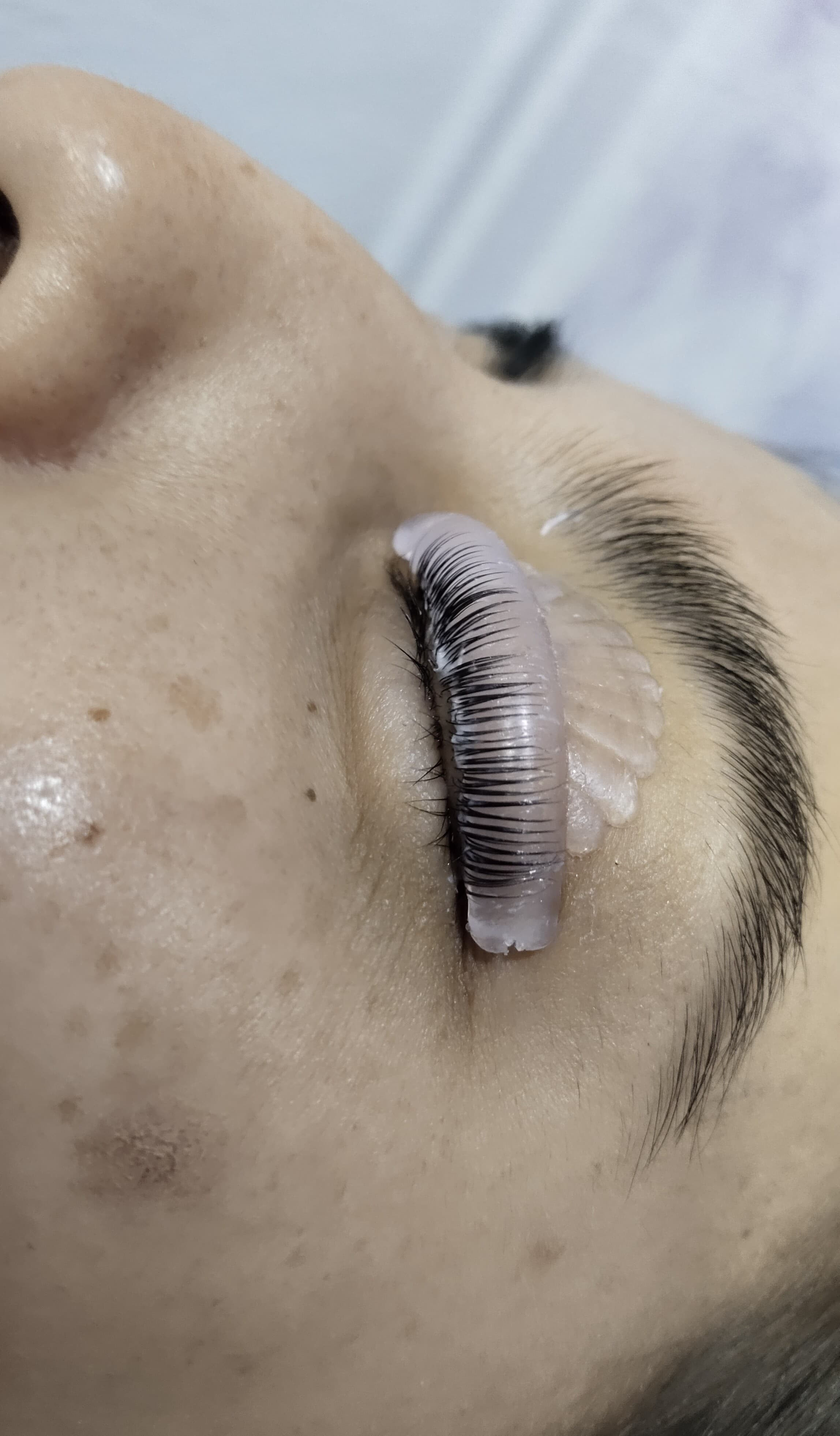 Proceso de Lifting de pestañas en Punto Alto