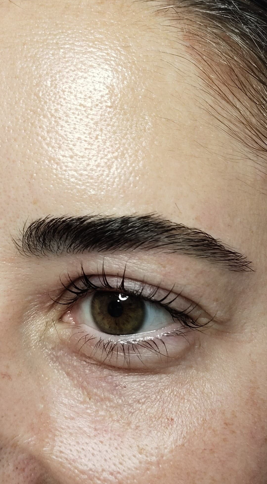 Resultado de Lifting de pestañas + Diseño de cejas en Punto Alto