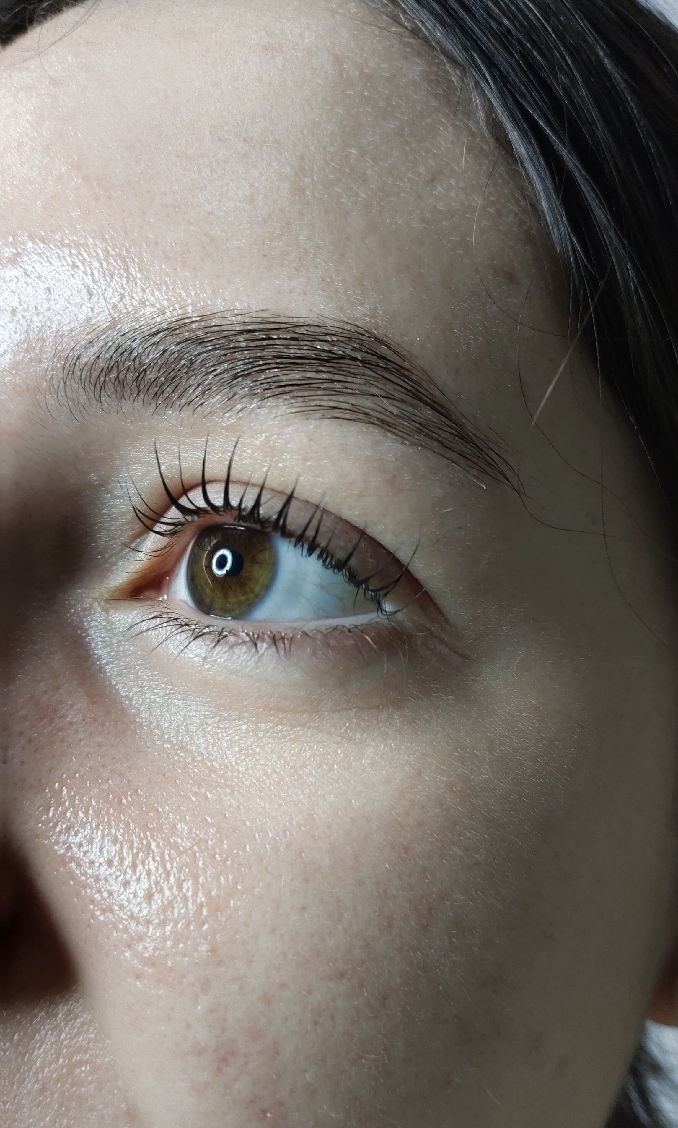 Resultado de Lifting de pestañas + Diseño de cejas en Punto Alto