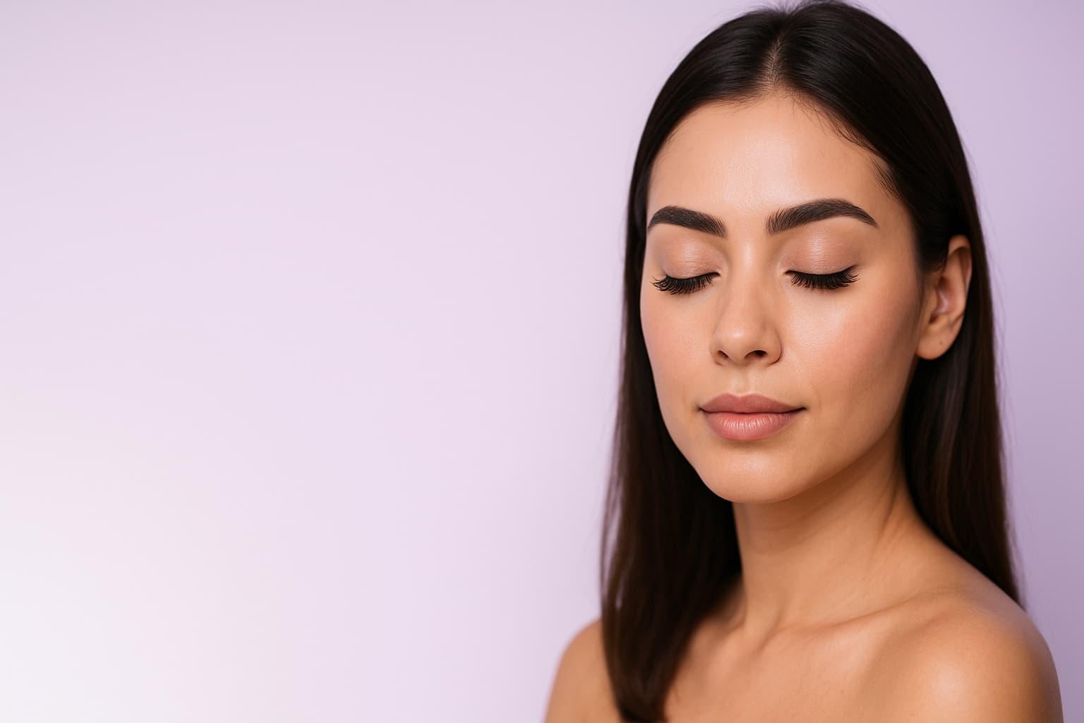 Resultado de cejas y pestañas cuidadas en Punto Alto