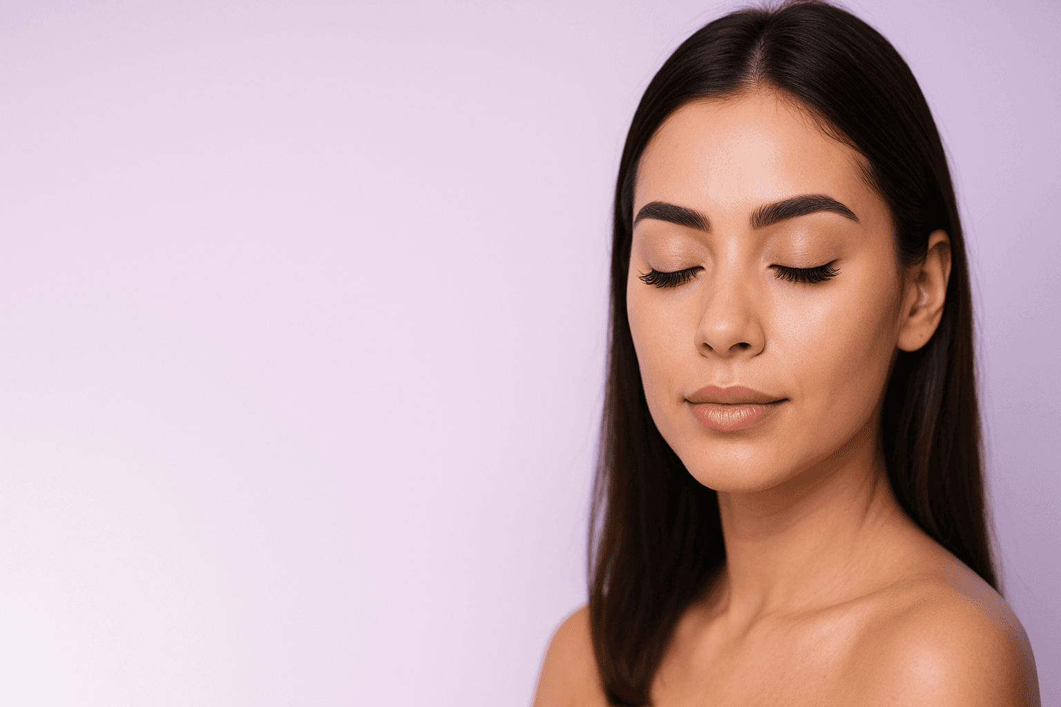 Resultado de cejas y pestañas cuidadas en Punto Alto